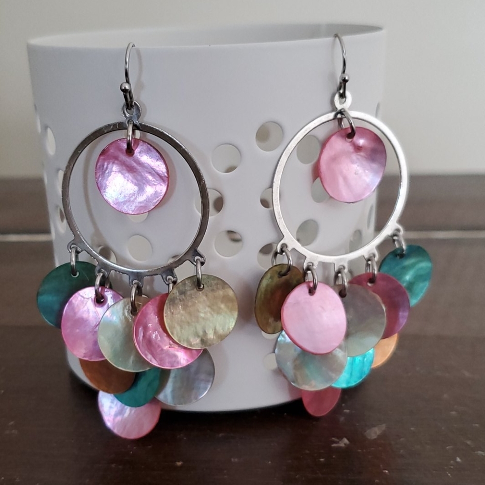 Lia Sophia Fruity Pebbles Chandelier Earrings